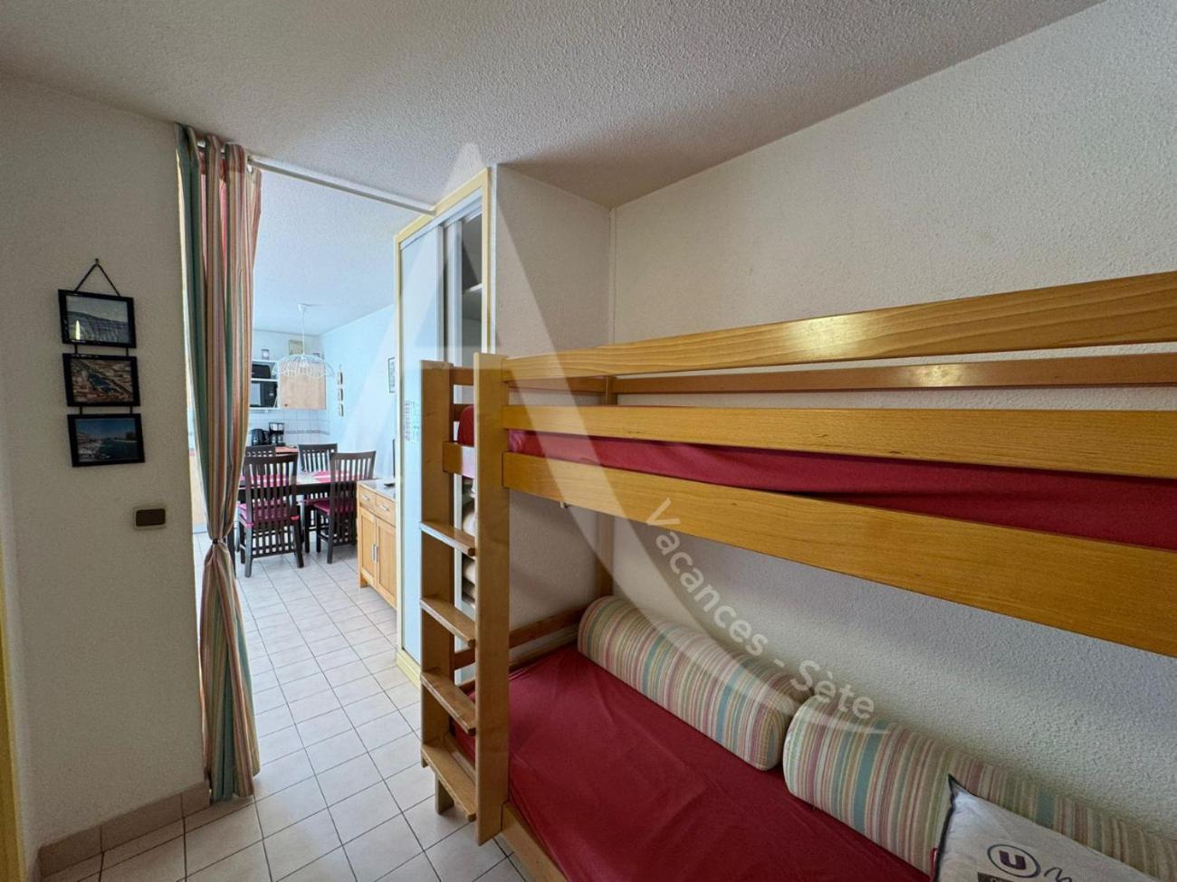 Studio 4 Pers, Pkg, 1Ere Ligne Mer, Piscine, Tennis Sète Eksteriør billede